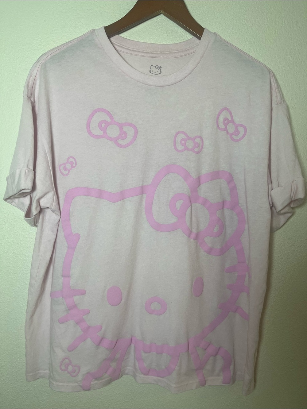 Sanrio Hello Kitty Light Pink Graphic Tee for Kids